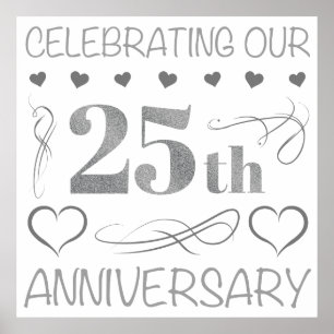 Celebrating Our 25th Anniversary Poster