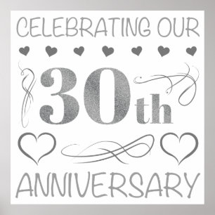 Celebrating Our 30th Anniversary Poster