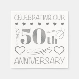 Celebrating Our 50th Anniversary Napkin