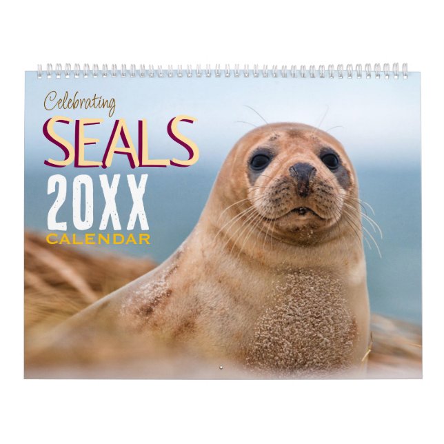 Celebrating Seals Wildlife Wall Calendar   (Cover)