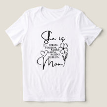 Celebrating Supermom in Every Mother day T-shirt