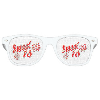 celebrating sweet sixteen retro sunglasses