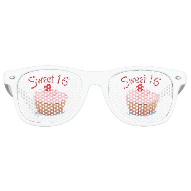 celebrating sweet sixteen retro sunglasses (Front)