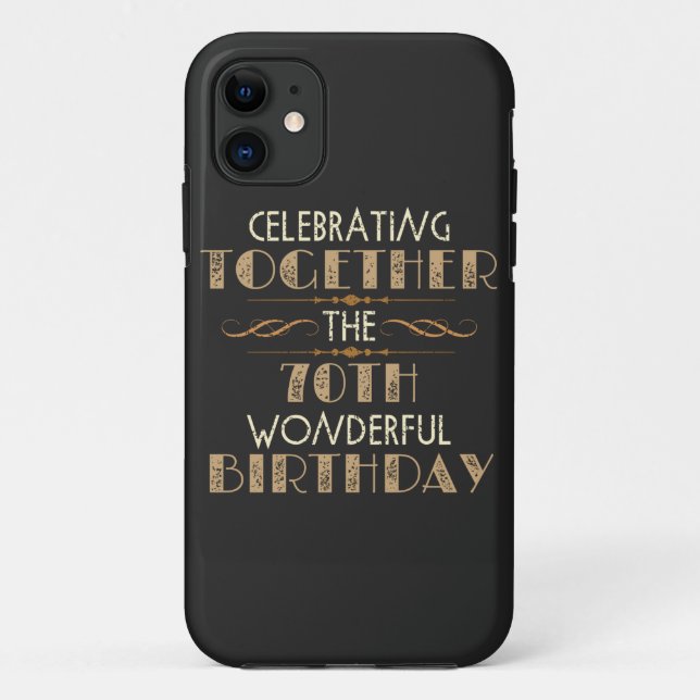 celebrating the 70th birthday Case-Mate iPhone case (Back)