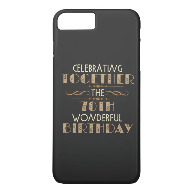 celebrating the 70th birthday Case-Mate iPhone case (Back)