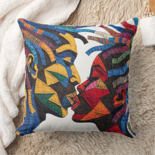 Celebrating The Art of Quilting Throw Pillow