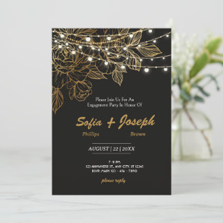 Celebrating the beginning of a new life invitation