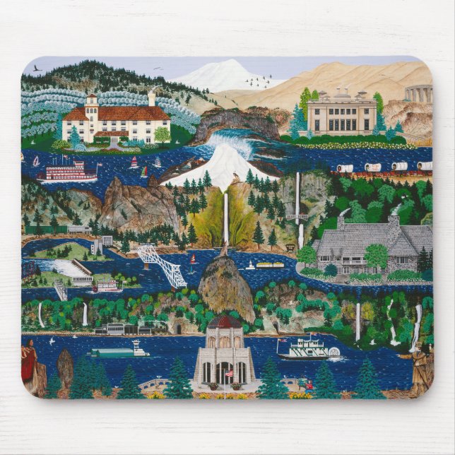 Celebrating the Columbia River Gorge Mouse Pad (Front)