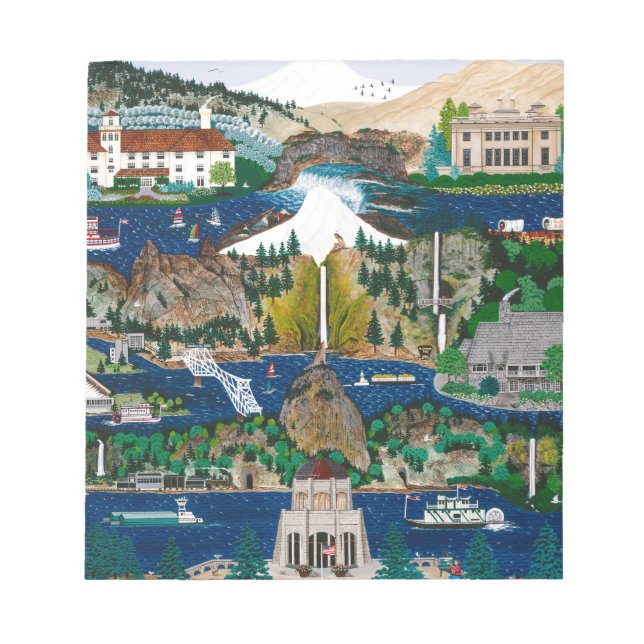 Celebrating the Columbia River Gorge Notepad (Front)