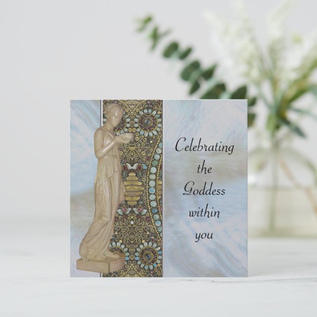 Celebrating the Goddess Invitation (Standing Front)