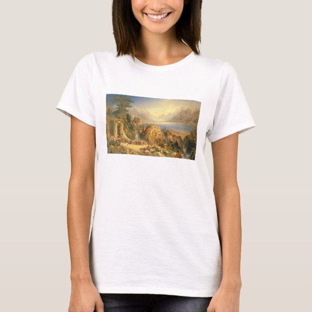 Celebrating the Grape Harvest, Lake Orta, North It T-Shirt (Front)