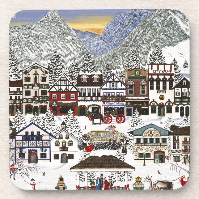 Celebrating the Holidays in Leavenworth Coaster (Front)