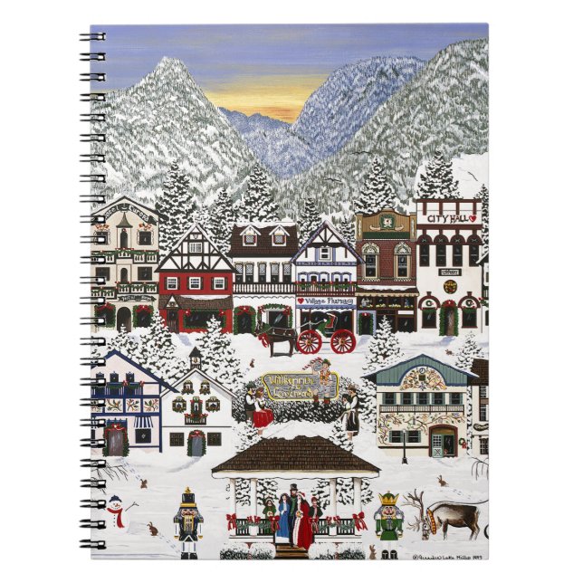 Celebrating the Holidays in Leavenworth Spiral Notebook (Front)