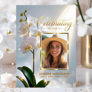 Celebrating the Life of Prayer Thank You Orchids Card