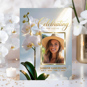 Celebrating the Life of Prayer Thank You Orchids Card