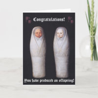 Celebrating the production of an offspring (blank)