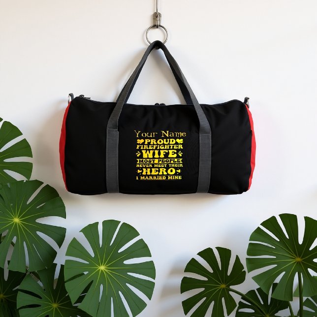 Celebrating the Strength of Firefighter Families Duffle Bag (Creator Uploaded)