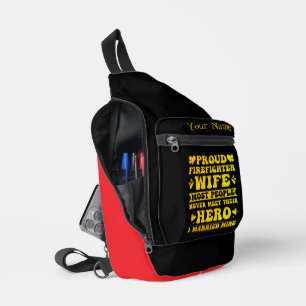 Celebrating the Strength of Firefighter Families Sling Bag