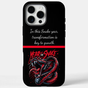 Celebrating the vibrant Year of the Snake in 2025 iPhone 16 Pro Max Case