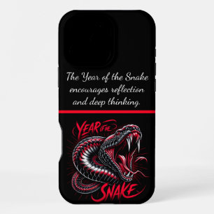 Celebrating the vibrant Year of the Snake in 2025 iPhone 16 Pro Max Case