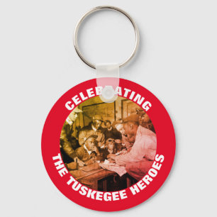 Celebrating TUSKEGEE AIRMEN DAY Key Ring