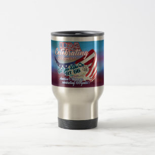 celebrating USA 250 independence travel mug