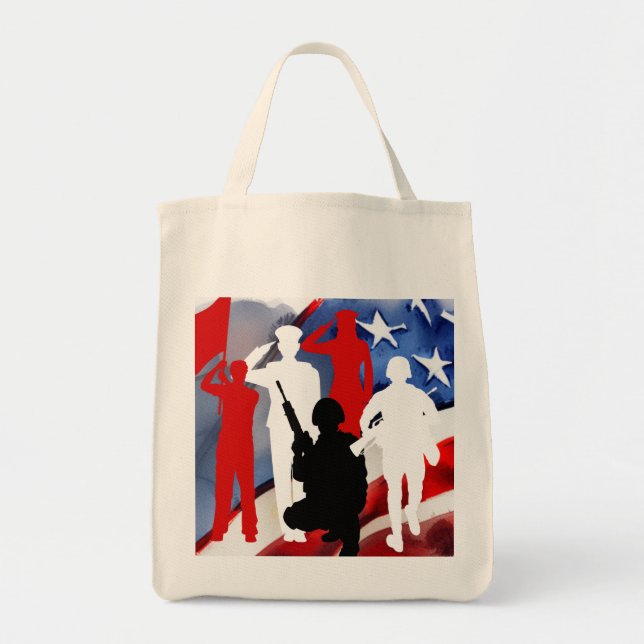 Celebrating Veterans Tote Bag (Front)