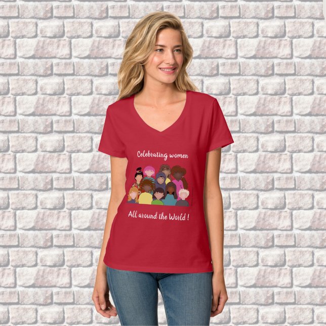 Celebrating women all around the world | feminist T-Shirt (Creator Uploaded)