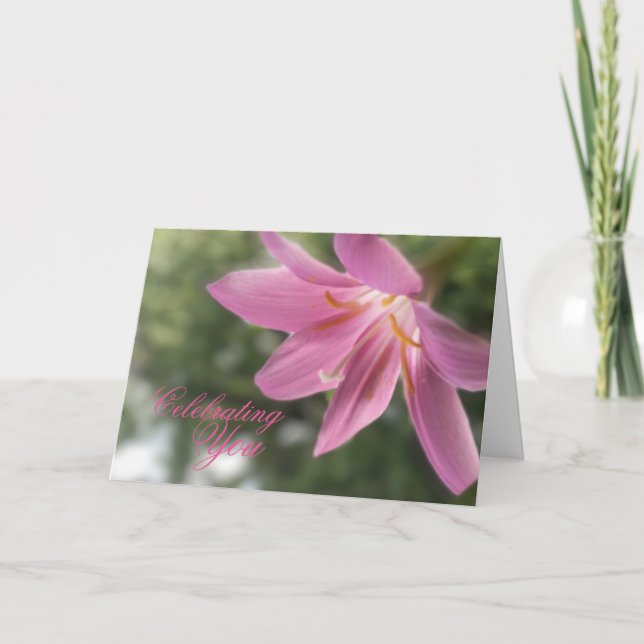 Celebrating You and Your Birthday Card (Front)