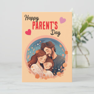"Celebrating You, Mum & Dad" Holiday Card