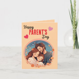 "Celebrating You, Mum & Dad" Holiday Card