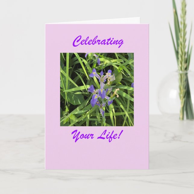 Celebrating your Life Card (Front)