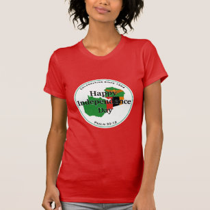 Celebrating ZAMBIA INDEPENDENCE Zambian Flag RED T-Shirt
