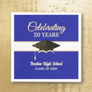 Celebration! 20 Year Class Reunion Napkin