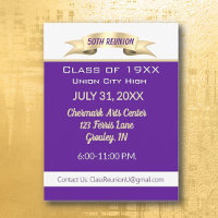Celebration! 50th Class Reunion Invitation
