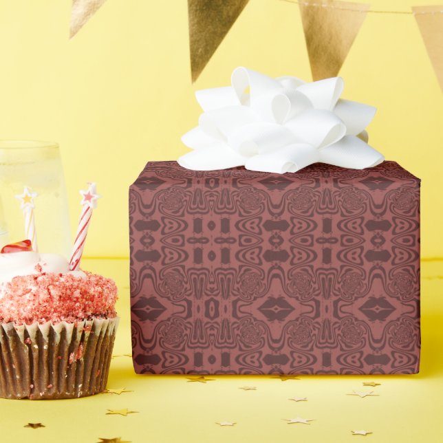 Celebration Abstract Geometric Liquid Art Wrapping Paper (Birthday Party)