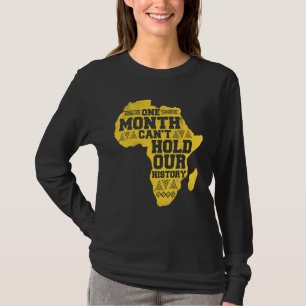 Celebration African Map Kente Cool Black History M T-Shirt