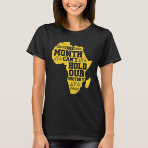 Celebration African Map Kente Cool Black History M T-Shirt