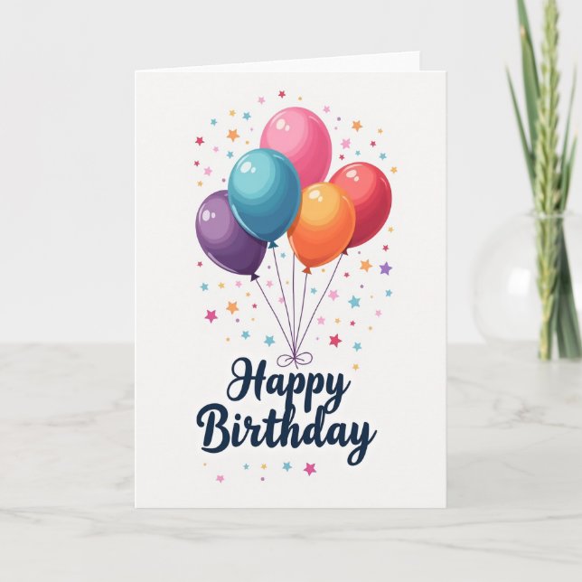 Celebration Art Birthday Card (Front)