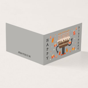 Celebration birthday muffin