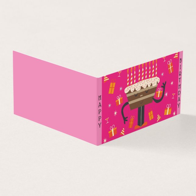 Celebration birthday muffin - Pink (Outside)