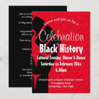 CELEBRATION BLACK HISTORY Personalised BHM Red