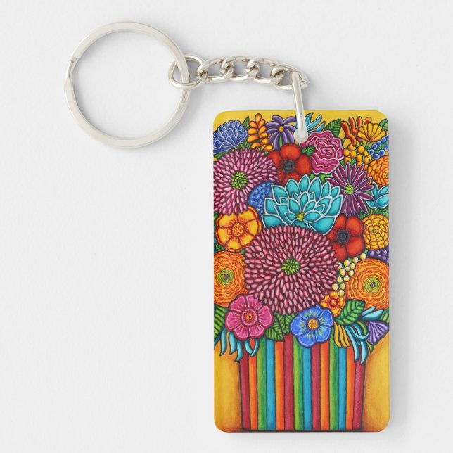 Celebration Bouquet Key Chain (Front)