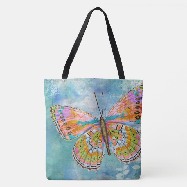 Celebration Butterfly Tote Bag (Front)