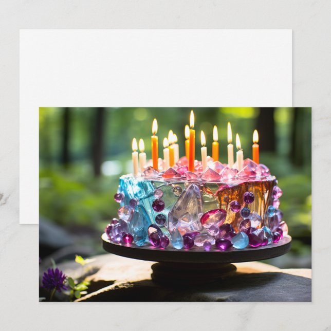 Celebration Cake Holiday Card (Front/Back)