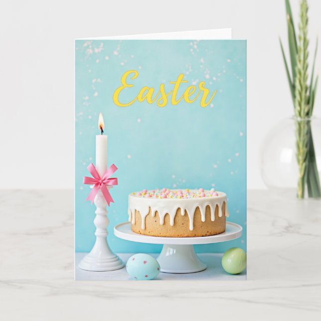 Celebration Cake Scene Card (Front)