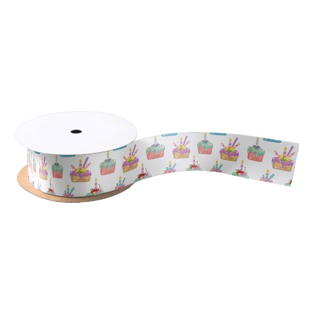 Celebration Cakes Satin Ribbon (Spool)