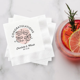 Celebration Cheers Doodle Napkin