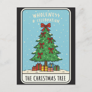 Celebration Christmas Tree Festive Holiday Gifts Postcard