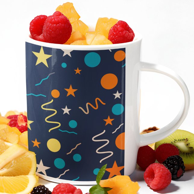 Celebration Confetti Shapes Coffee Mug (Mugs)